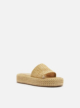 PAPETE PALHA FLATFORM BEGE A 13945 0005 0001 AREZZO